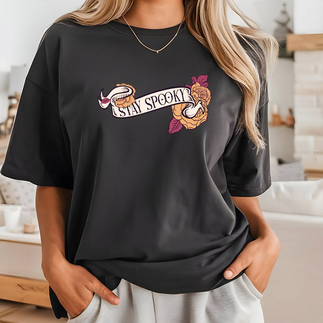 Stay Spooky Iron on Fabric Heat Transfer DTF-340