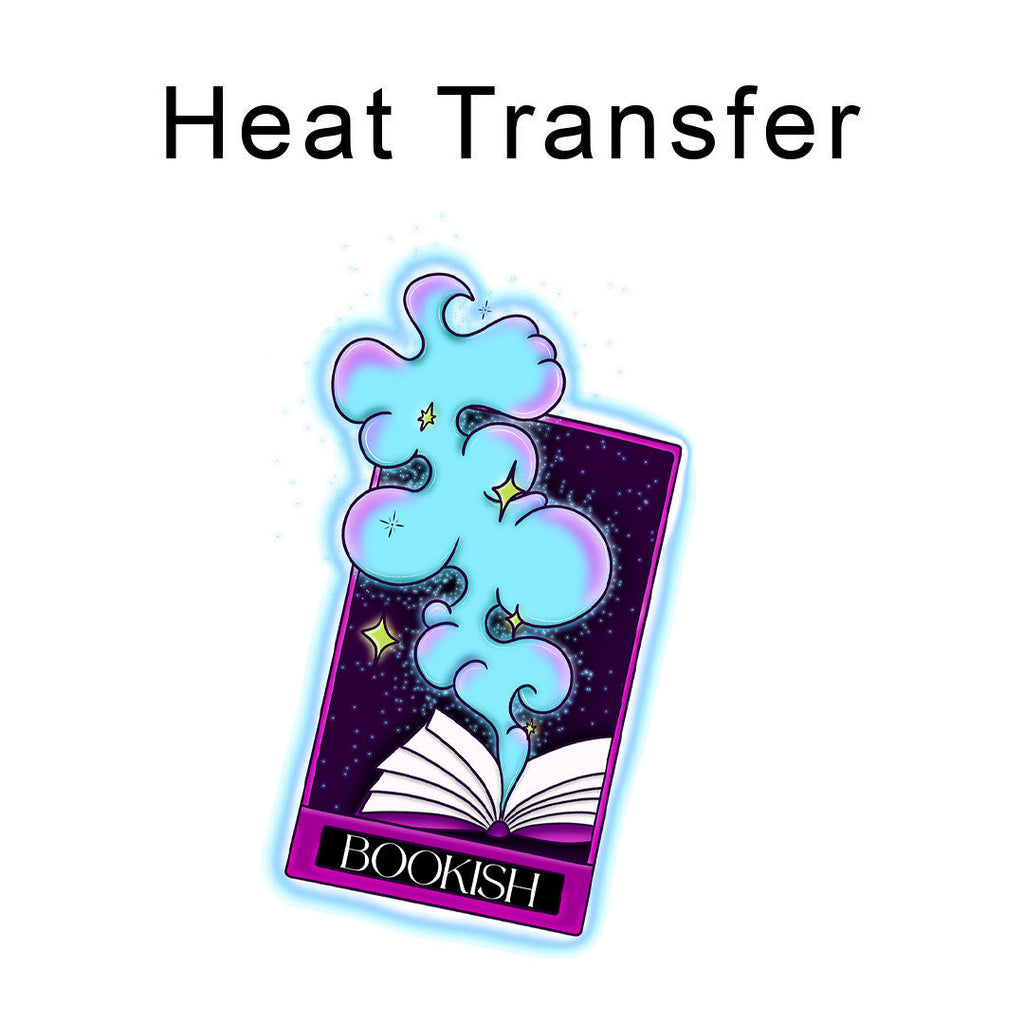 Bookish Iron on Fabric Heat Transfer DTF-342