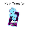 Bookish Iron on Fabric Heat Transfer DTF-342