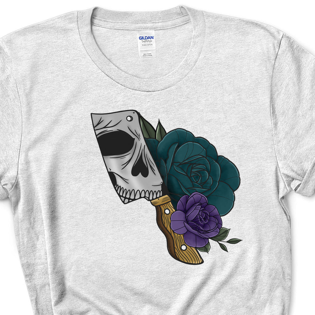 Deadly Rose Iron on Fabric Heat Transfer DTF-343