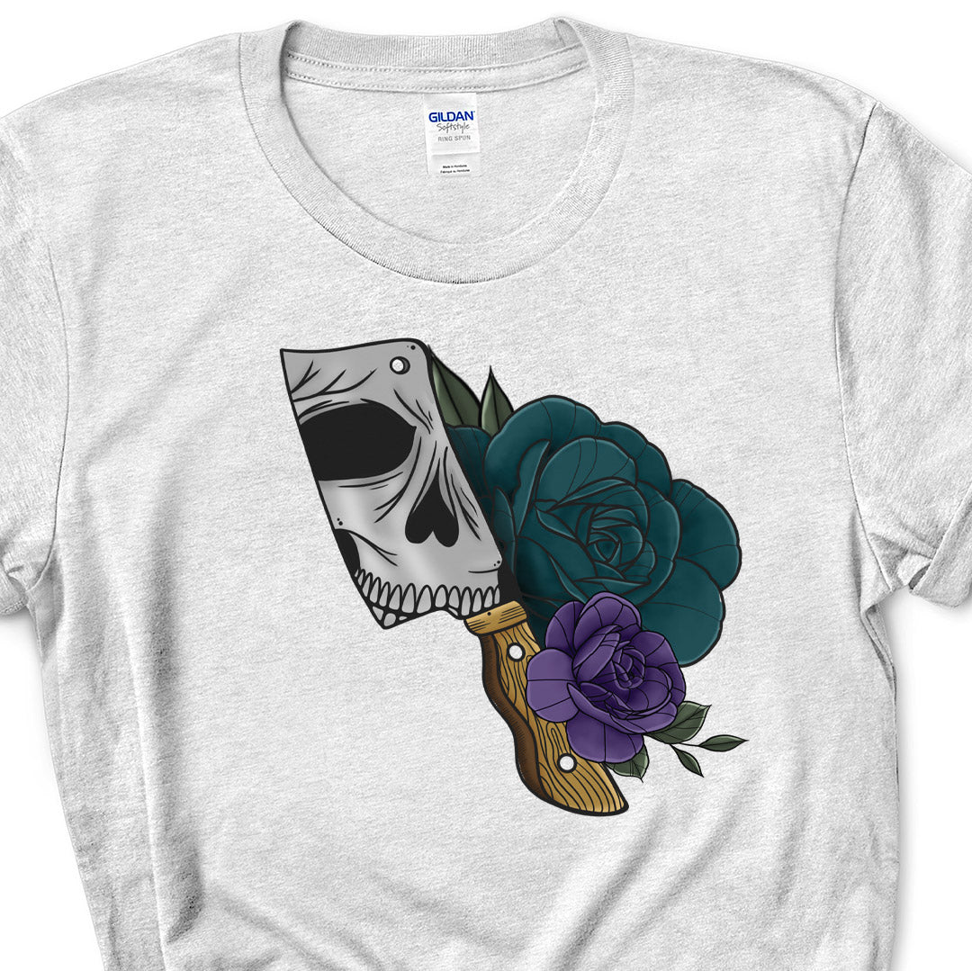 Deadly Rose Iron on Fabric Heat Transfer DTF-343