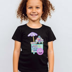 Kitty Cones Iron on Fabric Heat Transfer DTF-351