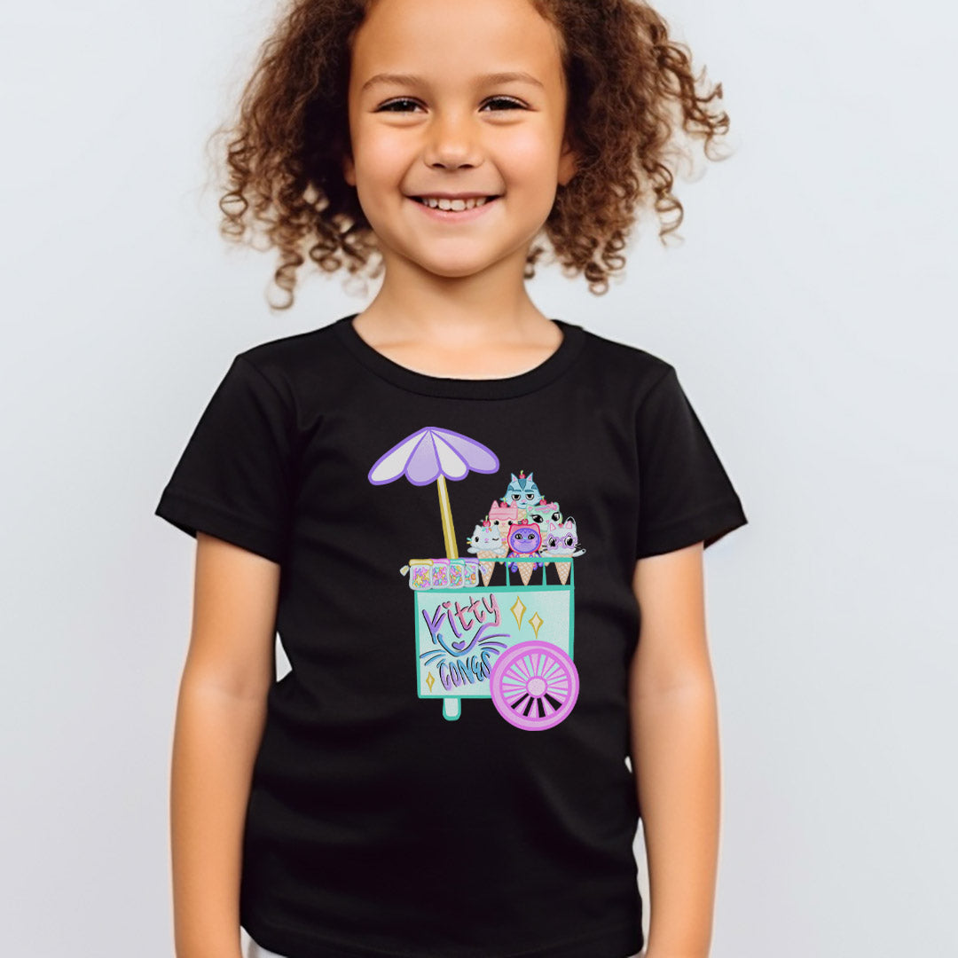 Kitty Cones Iron on Fabric Heat Transfer DTF-351