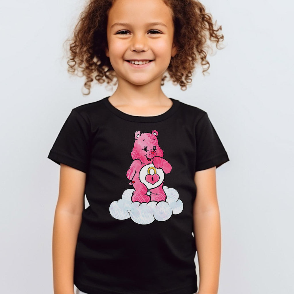 Pink Bear Iron on Fabric Heat Transfer DTF-357