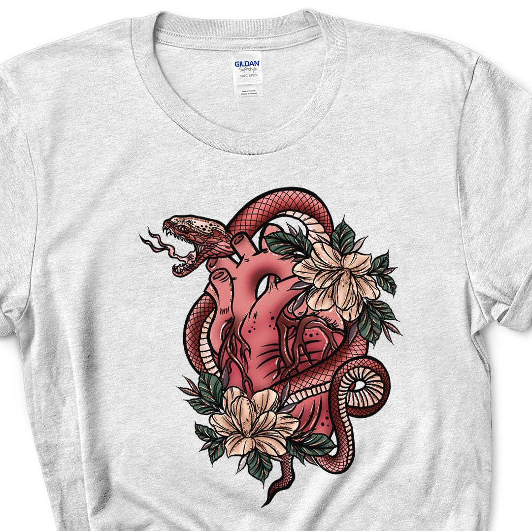 Red Serpent Iron on Fabric Heat Transfer DTF-358