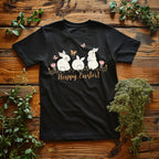 Happy Easter Bunny Iron on Fabric Heat Transfer DTF-360