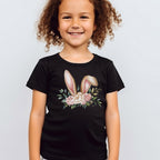 Floral Bunny Ears Iron on Fabric Heat Transfer DTF-368