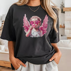 Retro Cupid Iron on Fabric Heat Transfer DTF-373