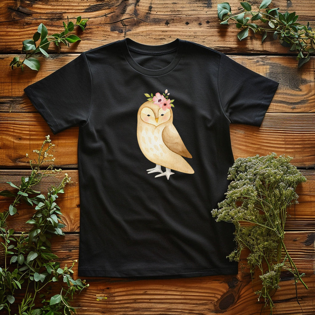 Owl Iron on Fabric Heat Transfer DTF-376