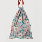 Boho Floral Aqua Fabric
