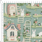Bunny Land Fabric