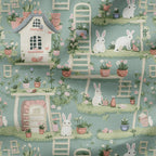Bunny Land Fabric