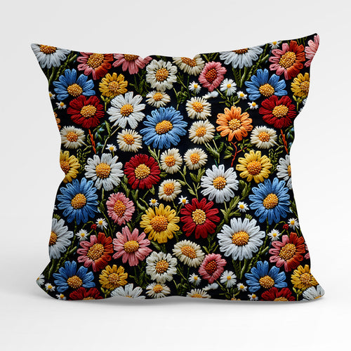 Colourful Daisies Fabric