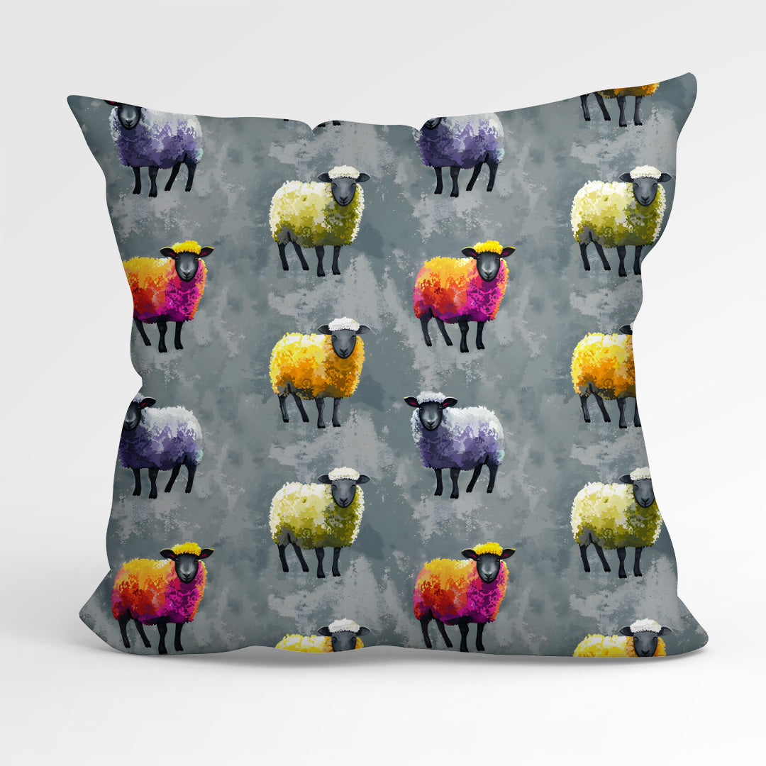 Colourful Sheep Fabric