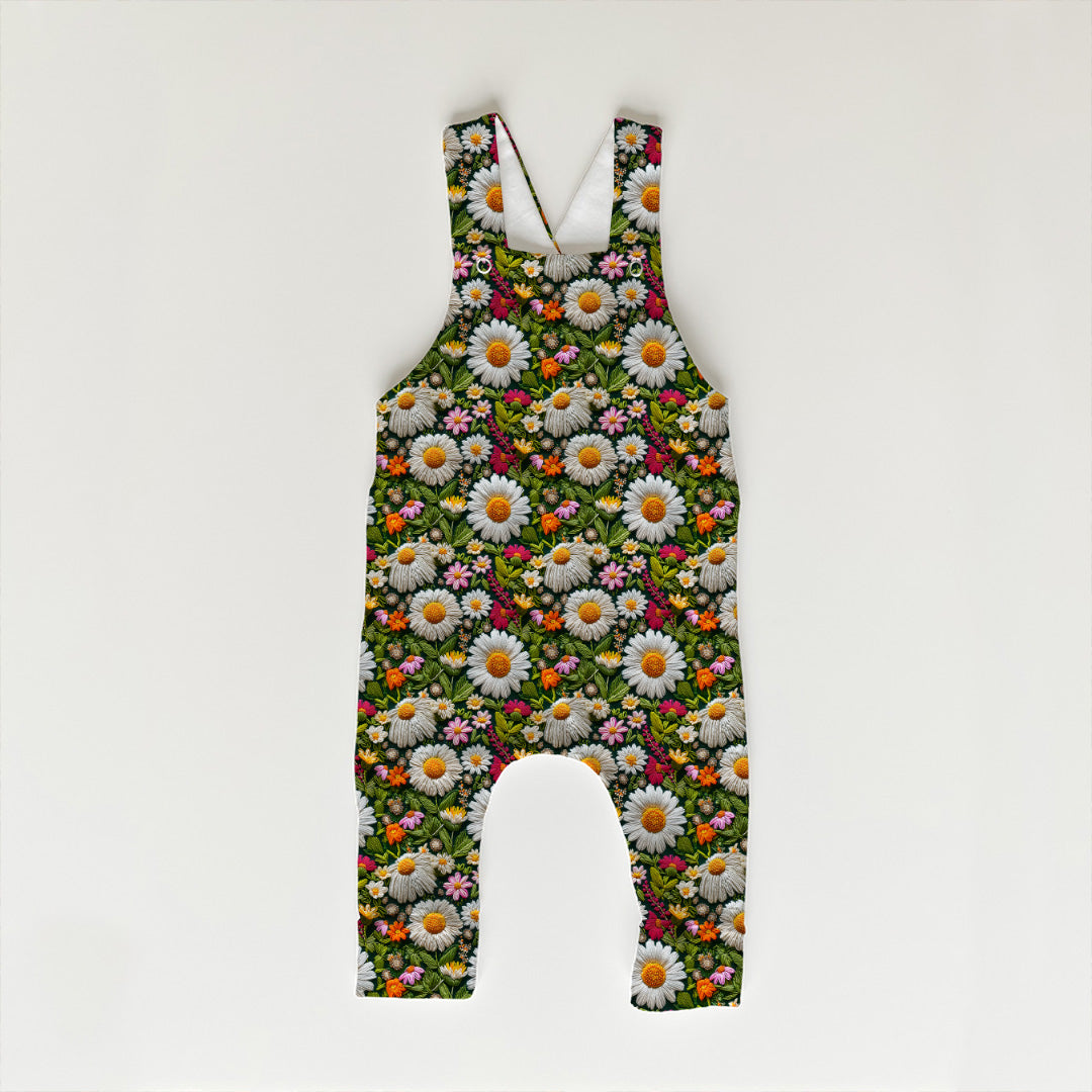 Daisy Green Fabric