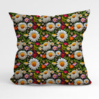 Daisy Green Fabric