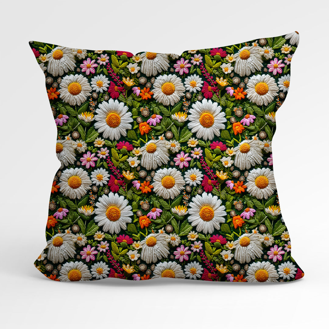 Daisy Green Fabric