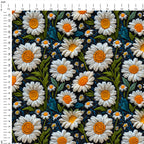 Daisy Navy Fabric