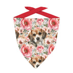 Floral Beagle Fabric