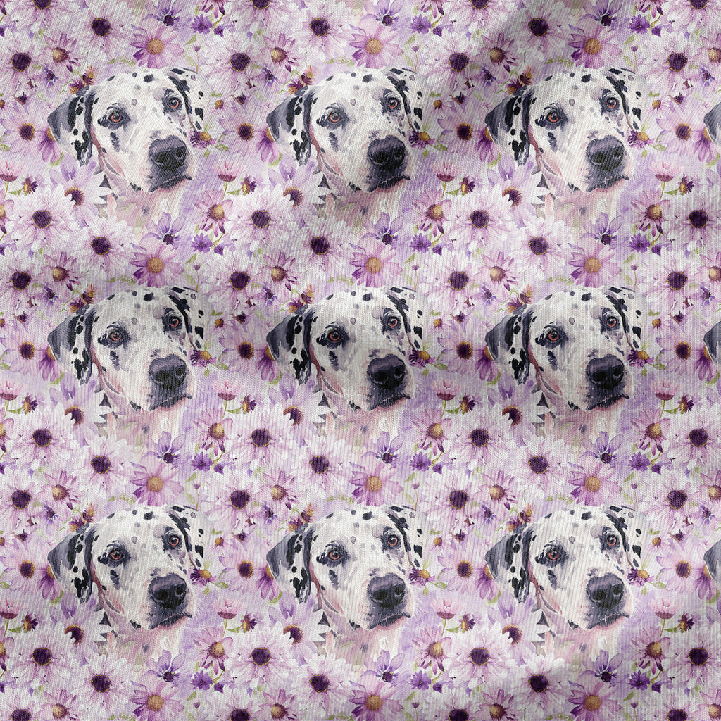 Floral Dalmatian Lilac Fabric