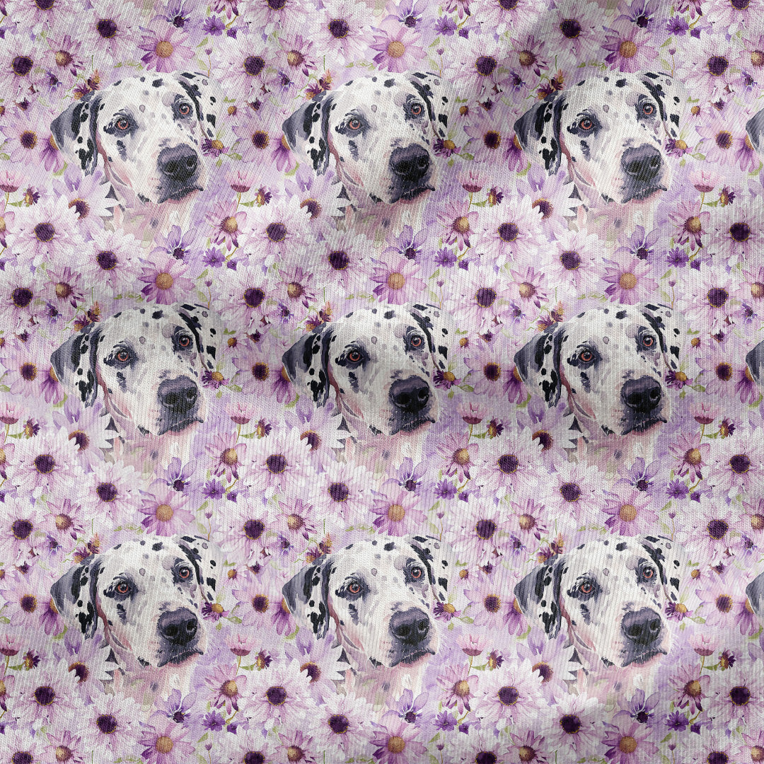 Floral Dalmatian Lilac Fabric