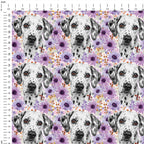 Floral Dalmatian Fabric