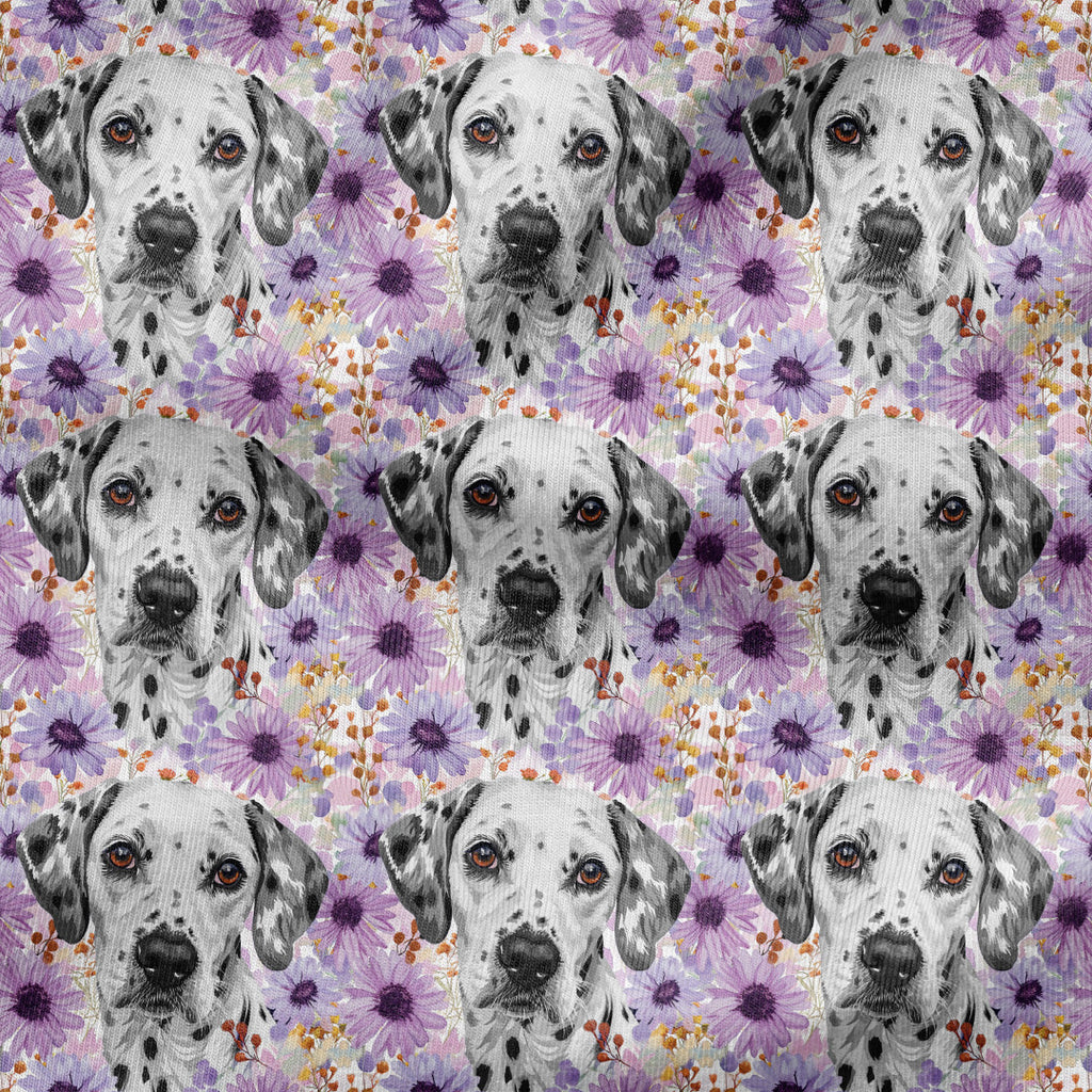 Floral Dalmatian Fabric