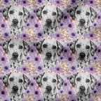 Floral Dalmatian Fabric
