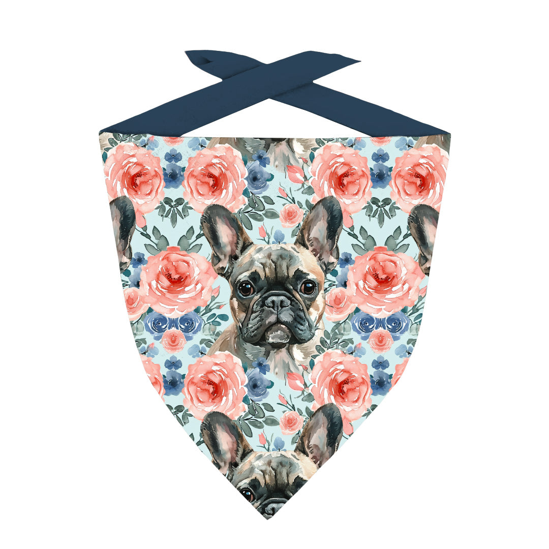 Floral Frenchie Fabric