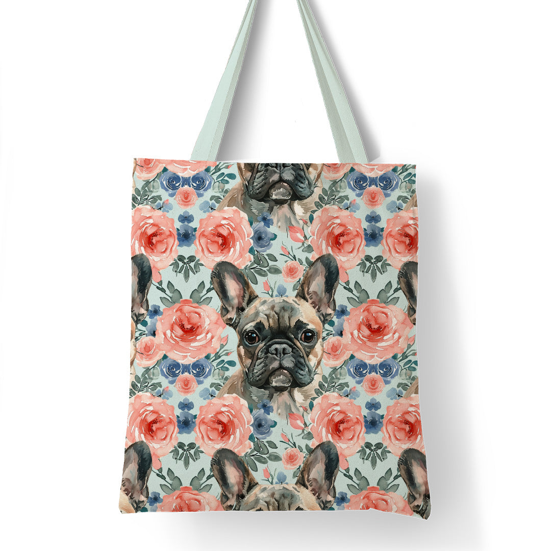 Floral Frenchie Fabric