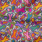 Funky Easter Bunnies Fabric