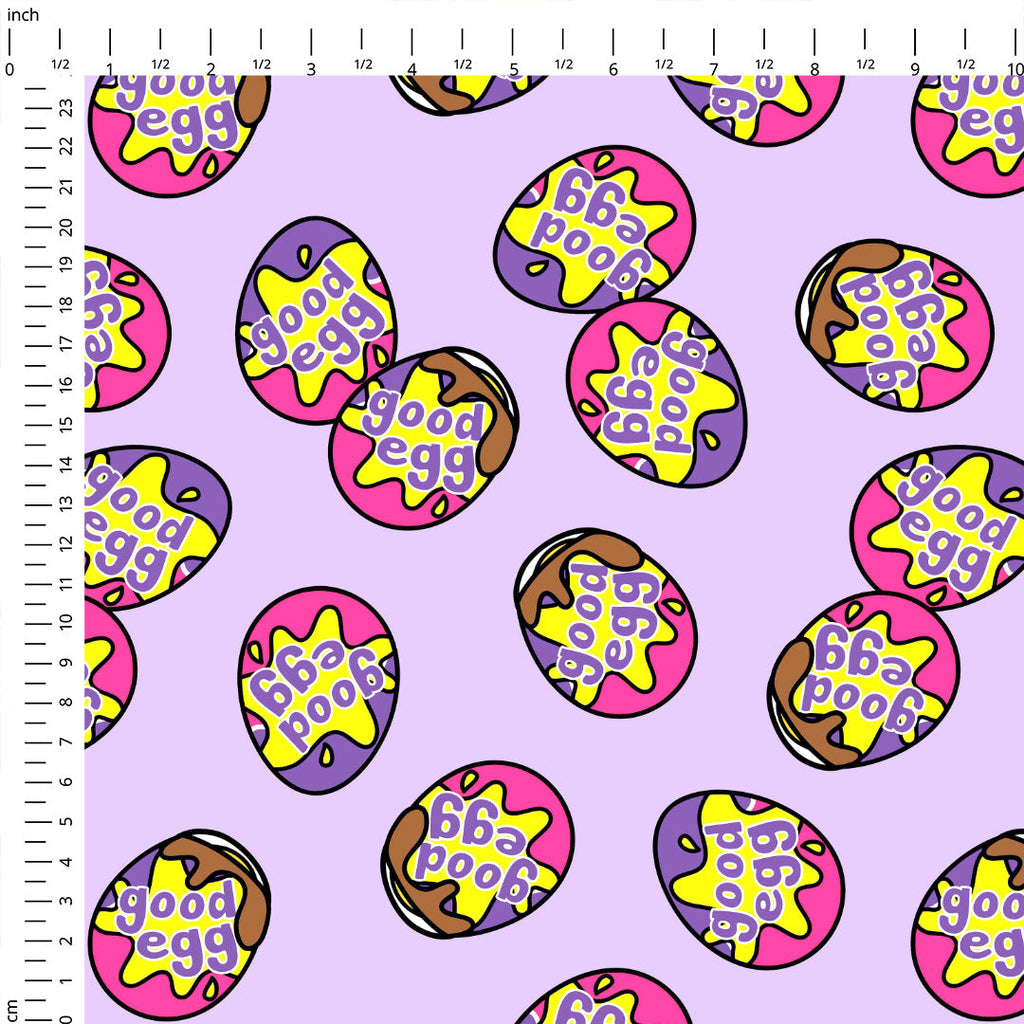 Good Egg Lilac Fabric