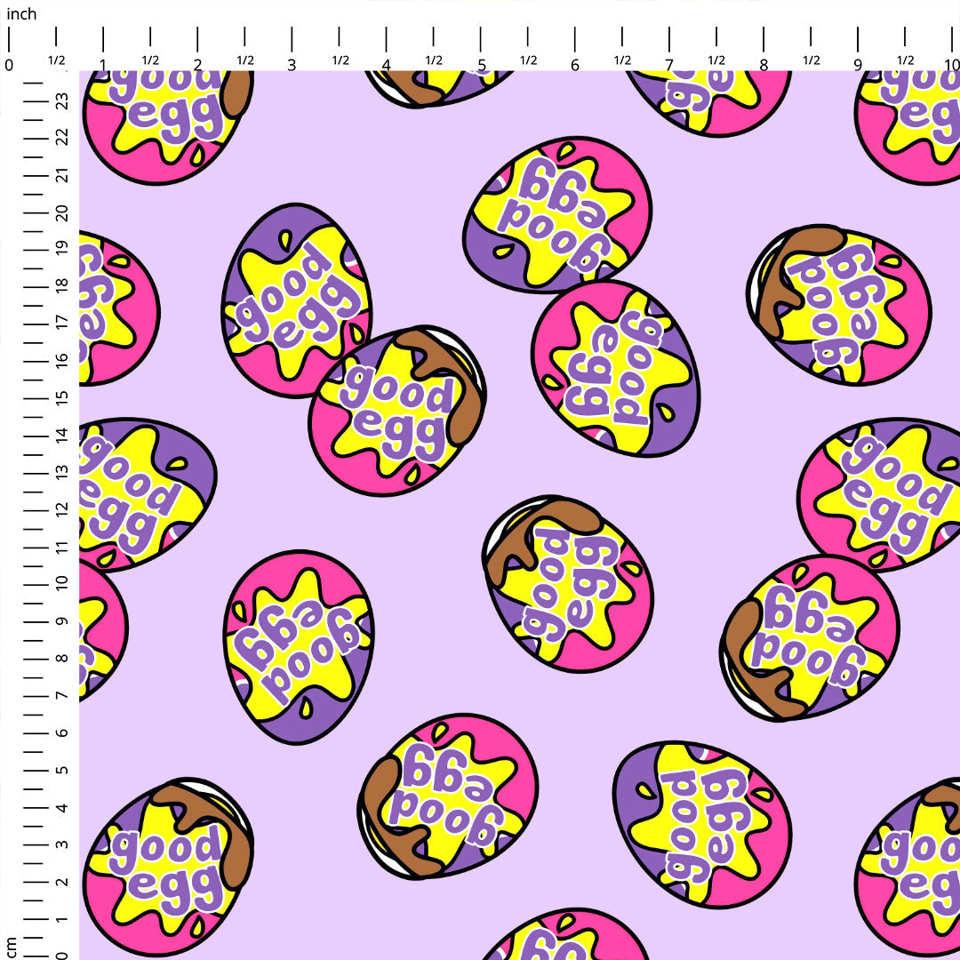Good Egg Lilac Fabric
