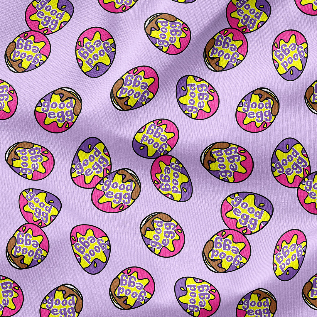 Good Egg Lilac Fabric