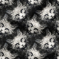 Inky Cats Fabric