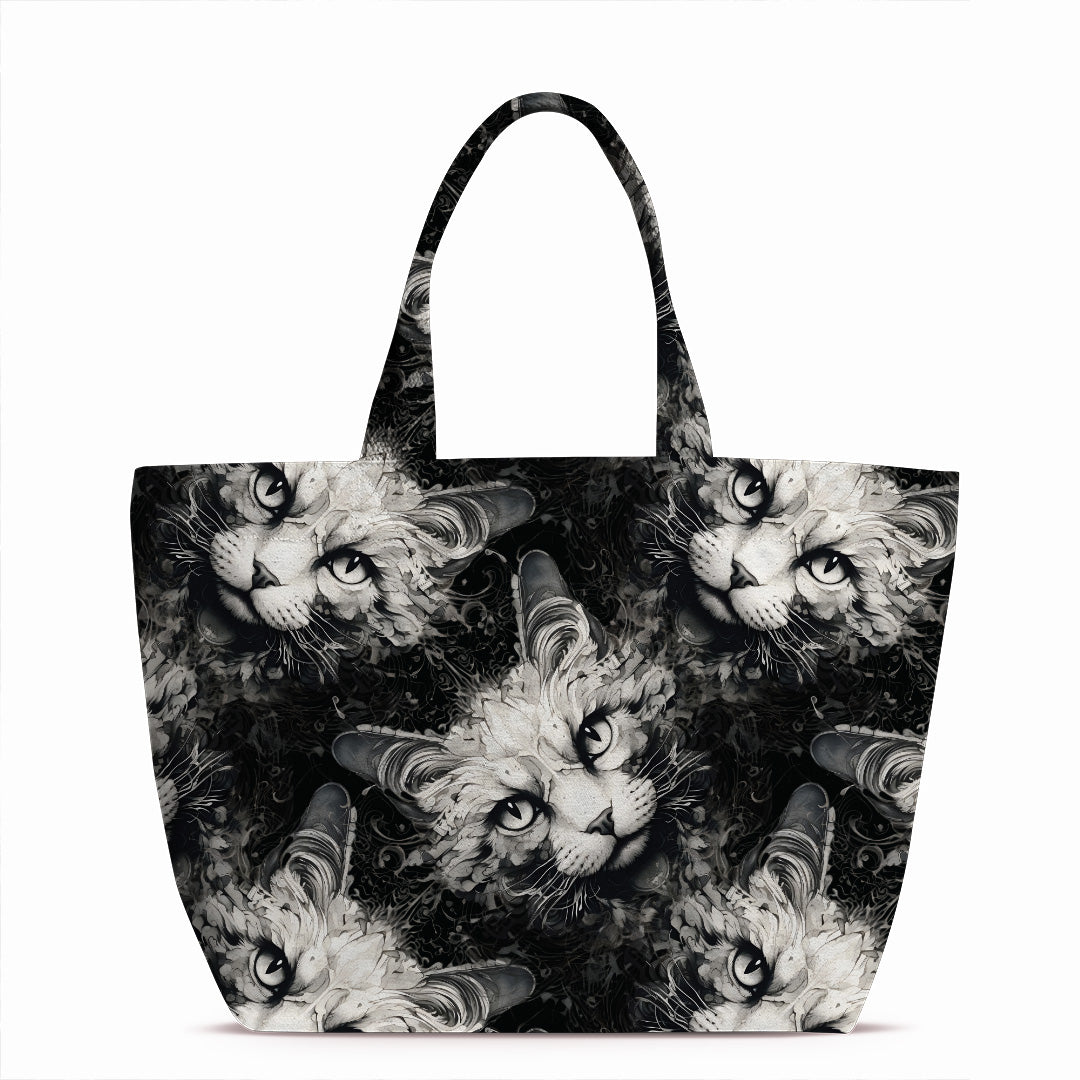 Inky Cats Fabric