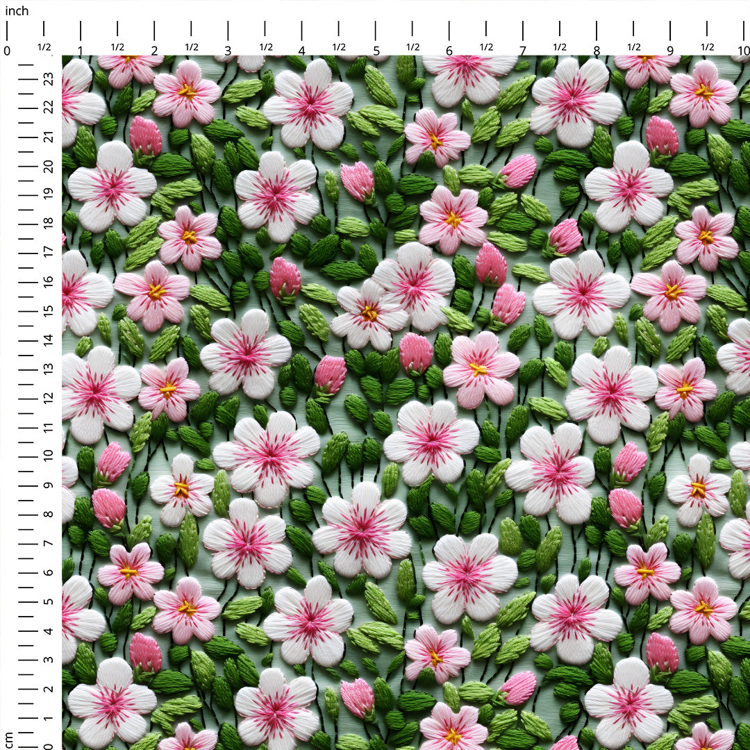 Jasmine Embroidery Fabric