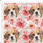 Peony Beagle Fabric