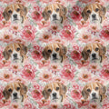 Peony Beagle Fabric