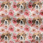 Peony Beagle Fabric