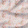 Vintage Floral Bunnies Fabric