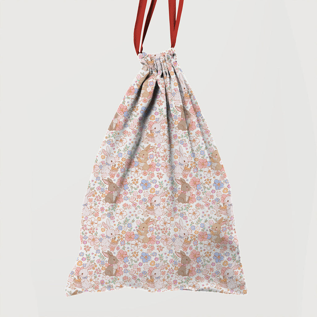 Vintage Floral Bunnies Fabric