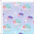 Unicorn Magic Clouds Fabric