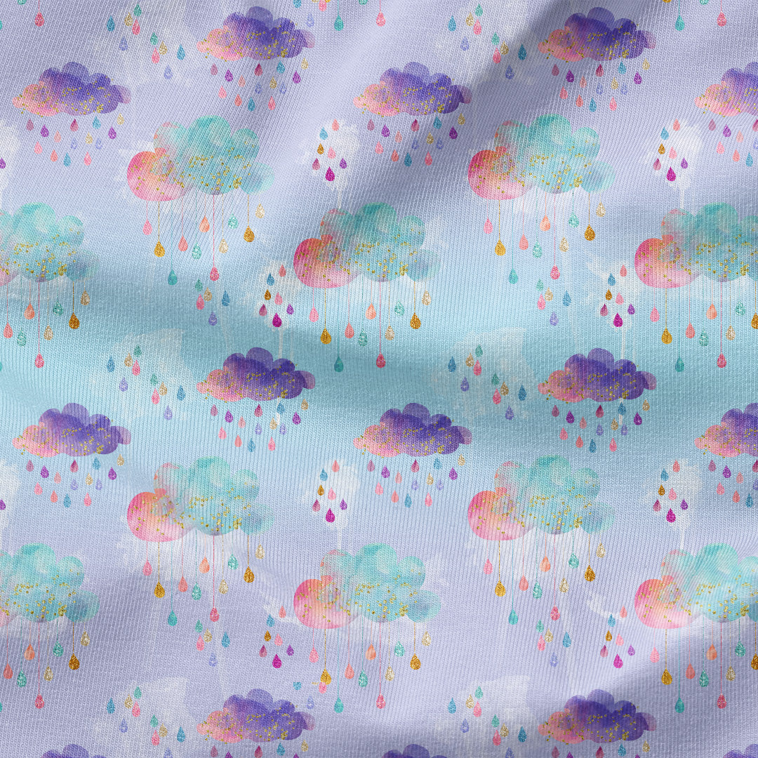 Unicorn Magic Clouds Fabric