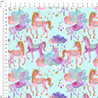 Unicorn Magic Mint Fabric
