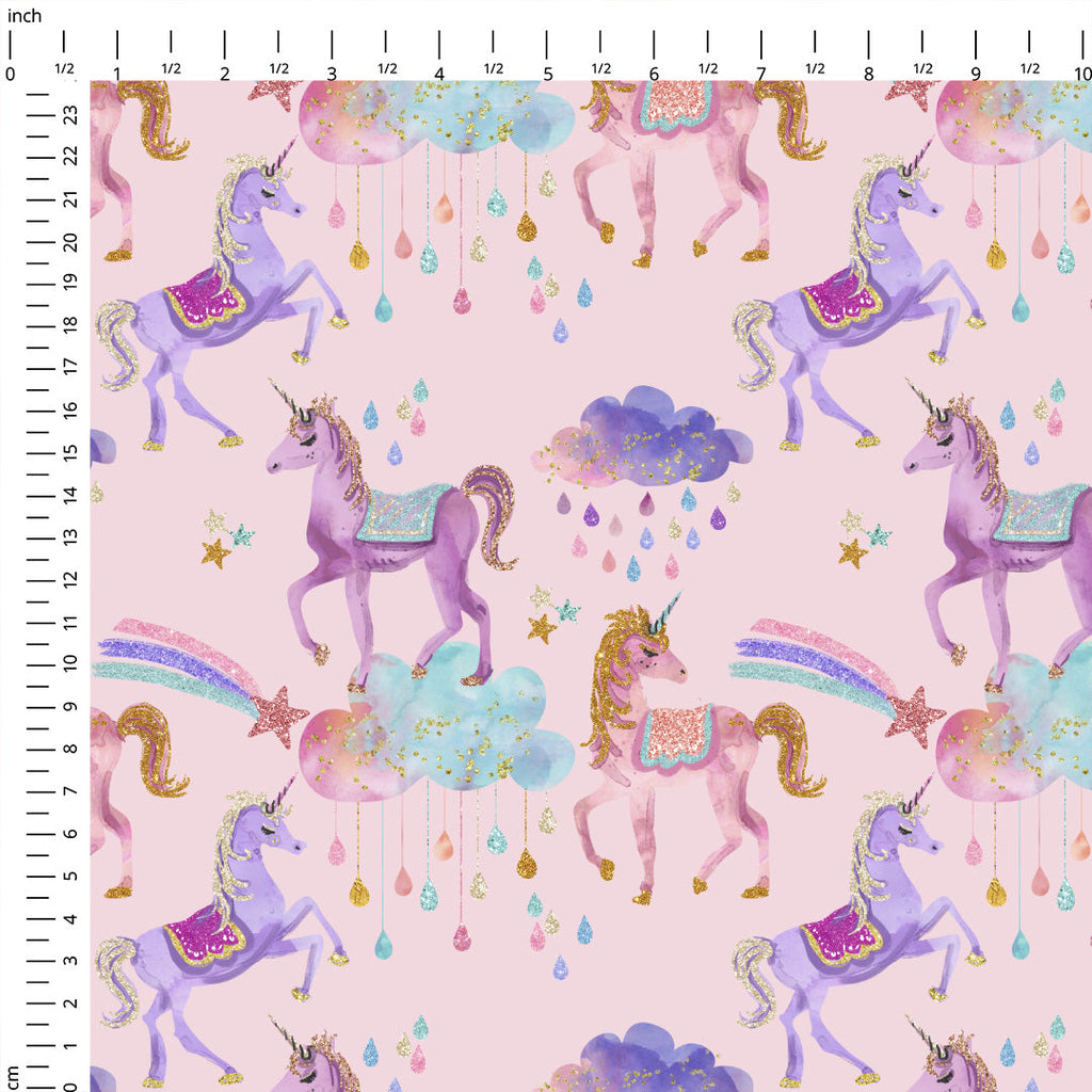 Unicorn Magic Pink Fabric