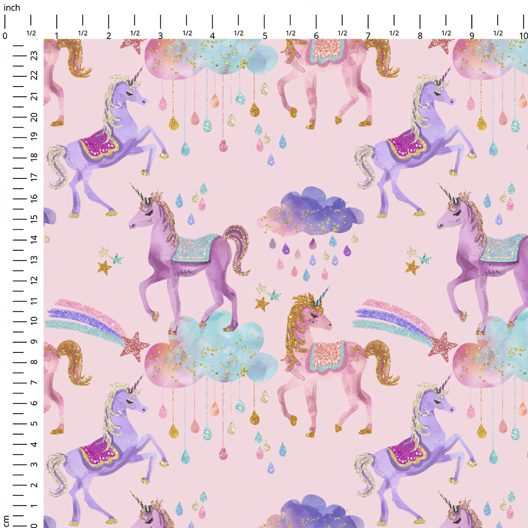 Unicorn Magic Pink Fabric