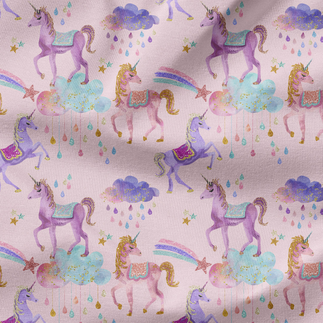 Unicorn Magic Pink Fabric