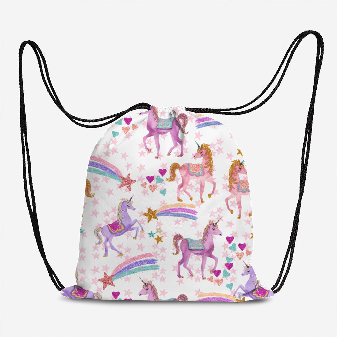 Unicorn Magic White Fabric