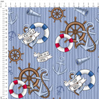 Steamboat Willie Ship Ahoy Fabric